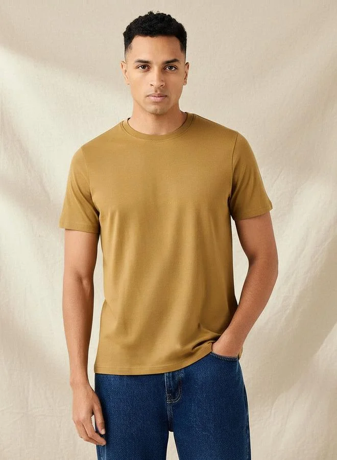 Splash FAV Men Regular Fit Crew Neck Short Sleeves T-shirt
